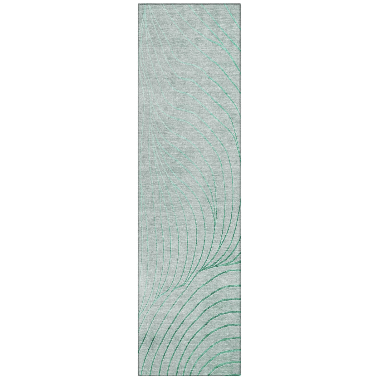 Addison Chantille ACN2107 Swirls Machine Made Transitional Mint Rug