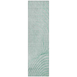 Addison Chantille ACN2107 Swirls Machine Made Transitional Mint Rug