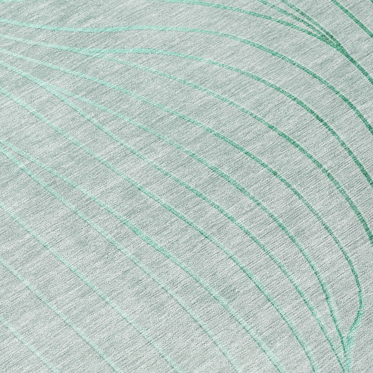 Addison Chantille ACN2107 Swirls Machine Made Transitional Mint Rug