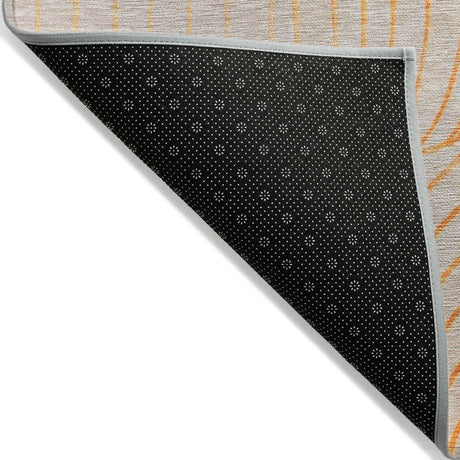 Addison Chantille ACN2107 Swirls Machine Made Transitional Orange Rug