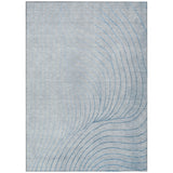 Addison Chantille ACN2107 Swirls Machine Made Transitional Sky Rug