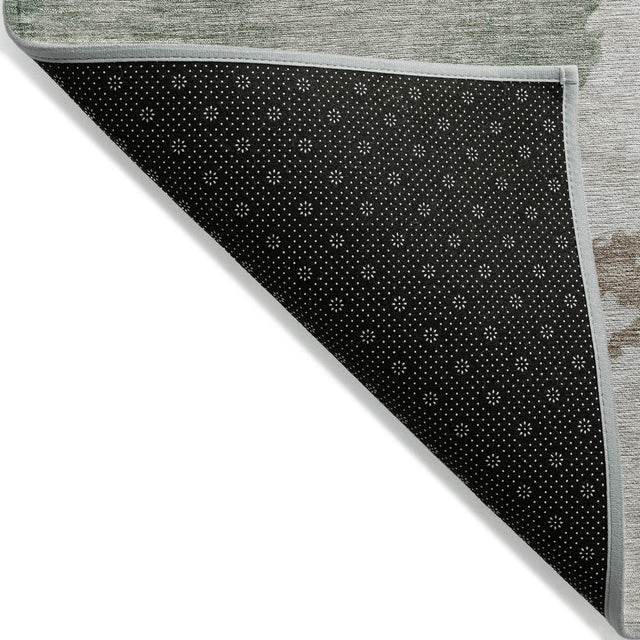 Addison Chantille ACN2108 Abstract Machine Made Transitional Aloe Rug