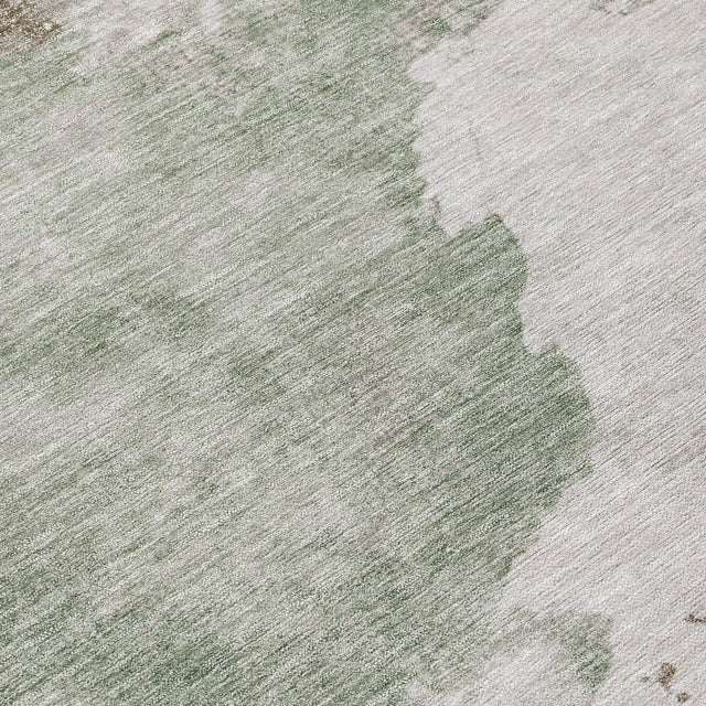 Addison Chantille ACN2108 Abstract Machine Made Transitional Aloe Rug