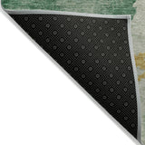 Addison Chantille ACN2108 Abstract Machine Made Transitional Emerald Rug