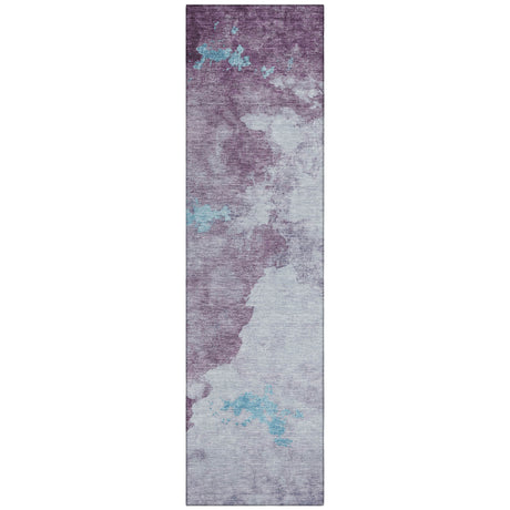 Addison Chantille ACN2108 Abstract Machine Made Transitional Lavender Rug