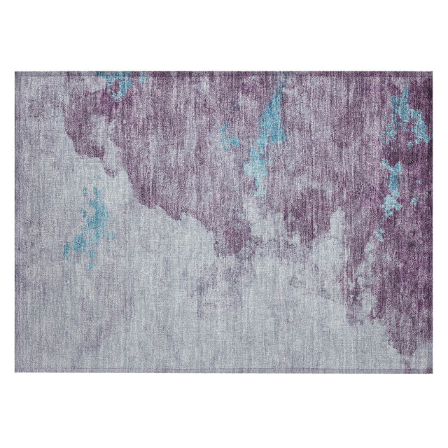 Addison Chantille ACN2108 Abstract Machine Made Transitional Lavender Rug
