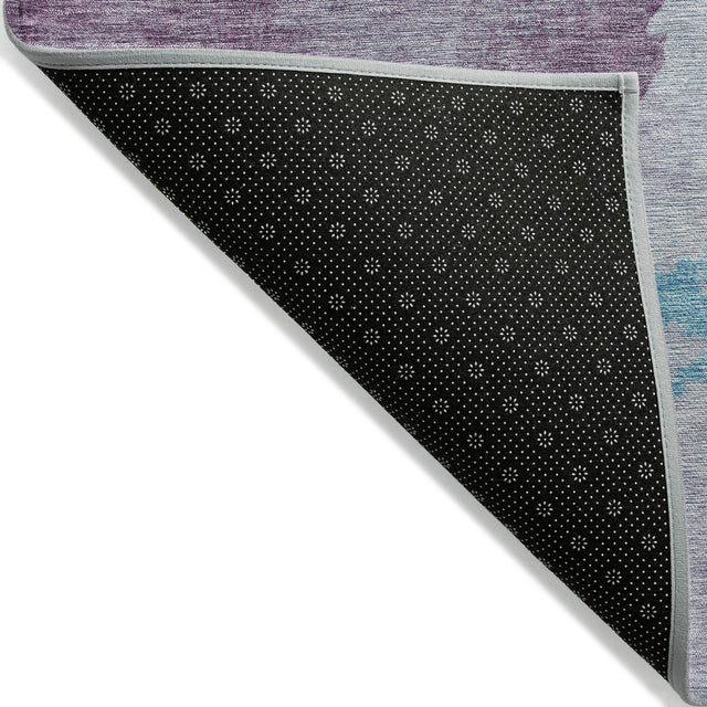 Addison Chantille ACN2108 Abstract Machine Made Transitional Lavender Rug