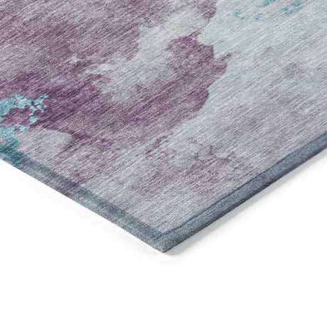 Addison Chantille ACN2108 Abstract Machine Made Transitional Lavender Rug