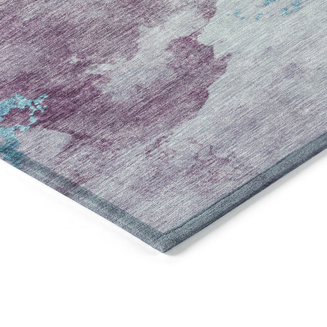 Addison Chantille ACN2108 Abstract Machine Made Transitional Lavender Rug