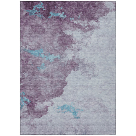 Addison Chantille ACN2108 Abstract Machine Made Transitional Lavender Rug