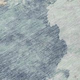 Addison Chantille ACN2108 Abstract Machine Made Transitional Seafoam Rug