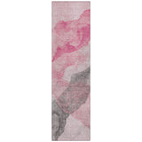 Addison Chantille ACN2109 Abstract Machine Made Transitional Blush Rug
