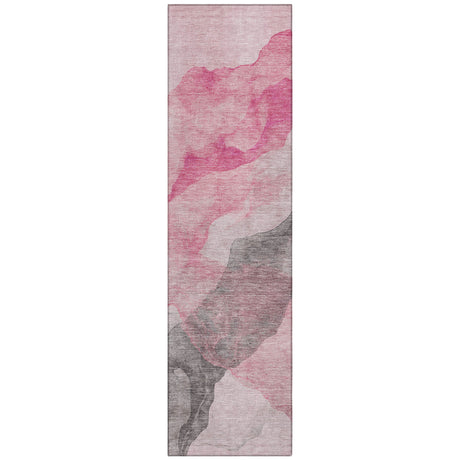 Addison Chantille ACN2109 Abstract Machine Made Transitional Blush Rug