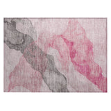 Addison Chantille ACN2109 Abstract Machine Made Transitional Blush Rug