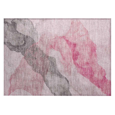Addison Chantille ACN2109 Abstract Machine Made Transitional Blush Rug