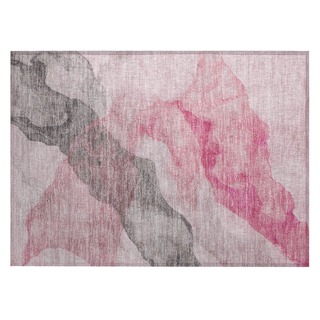 Addison Chantille ACN2109 Abstract Machine Made Transitional Blush Rug