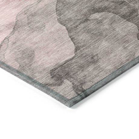 Addison Chantille ACN2109 Abstract Machine Made Transitional Blush Rug