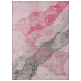 Addison Chantille ACN2109 Abstract Machine Made Transitional Blush Rug