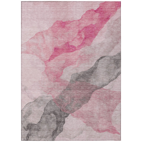 Addison Chantille ACN2109 Abstract Machine Made Transitional Blush Rug