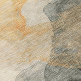 Addison Chantille ACN2109 Abstract Machine Made Transitional Orange Rug