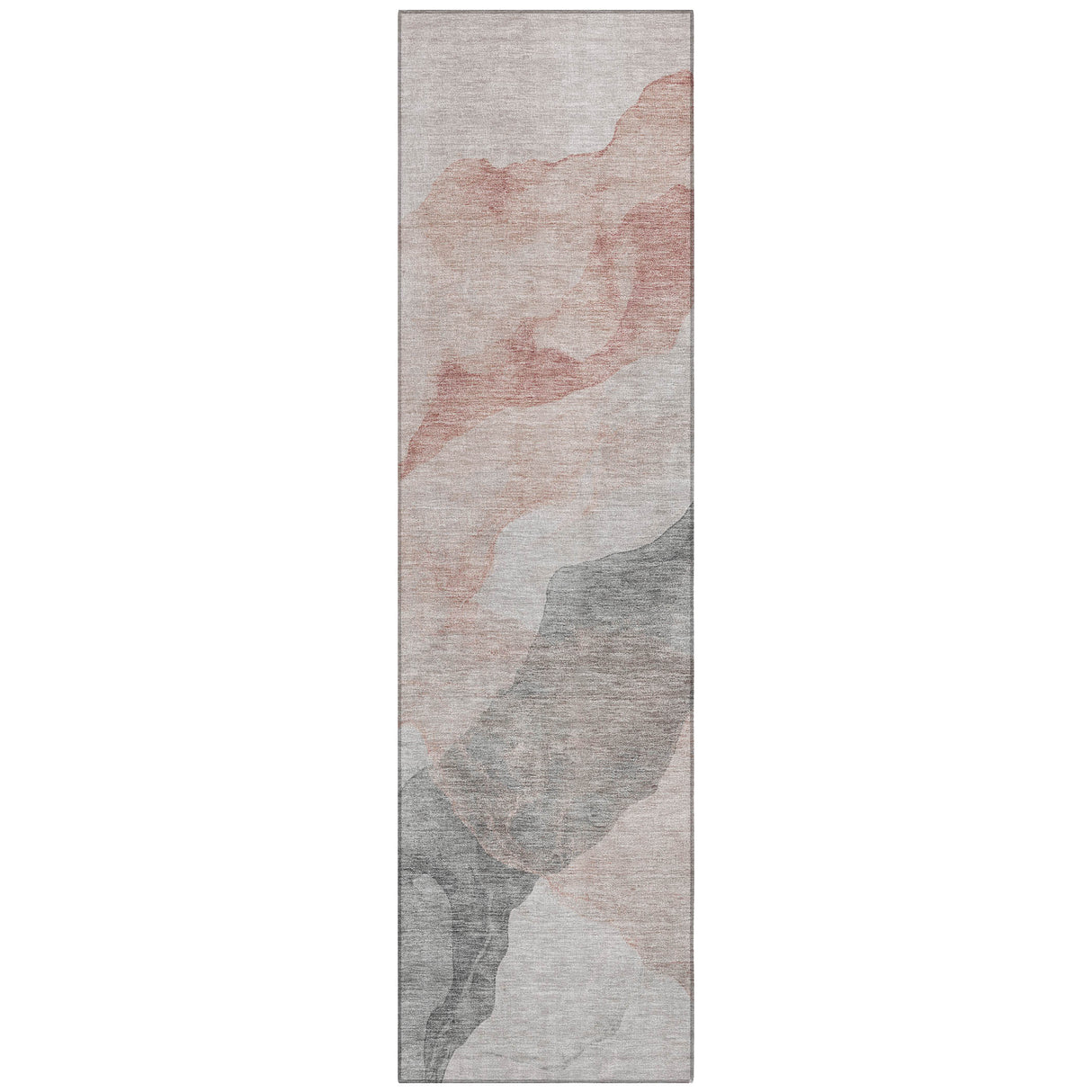 Addison Chantille ACN2109 Abstract Machine Made Transitional Salmon Rug