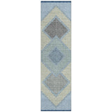 Addison Chantille ACN2111 Geometric Machine Made Transitional Denim Rug