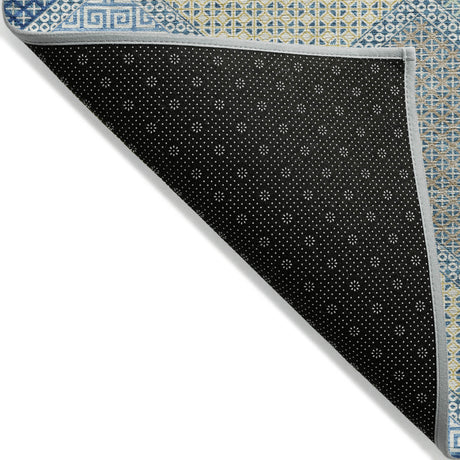 Addison Chantille ACN2111 Geometric Machine Made Transitional Denim Rug