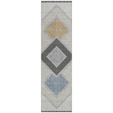 Addison Chantille ACN2111 Geometric Machine Made Transitional Gray Rug