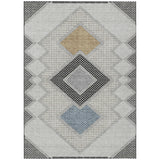 Addison Chantille ACN2111 Geometric Machine Made Transitional Gray Rug