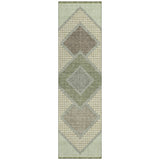 Addison Chantille ACN2111 Geometric Machine Made Transitional Green Rug