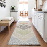 Addison Chantille ACN2111 Geometric Machine Made Transitional Pewter Rug