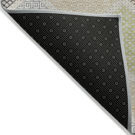 Addison Chantille ACN2111 Geometric Machine Made Transitional Pewter Rug