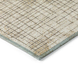 Addison Chantille ACN2112 Geometric Machine Made Transitional Brown Rug