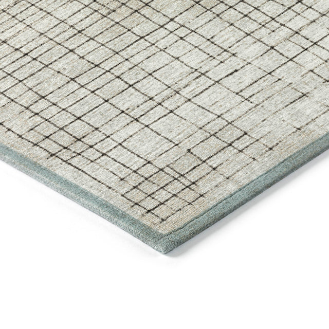 Addison Chantille ACN2112 Geometric Machine Made Transitional Ivory Rug