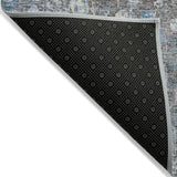 Addison Chantille ACN2113 Abstract Machine Made Transitional Blue Rug