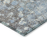 Addison Chantille ACN2113 Abstract Machine Made Transitional Blue Rug