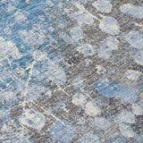 Addison Chantille ACN2113 Abstract Machine Made Transitional Blue Rug