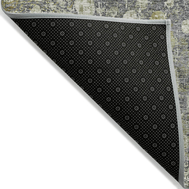 Addison Chantille ACN2113 Abstract Machine Made Transitional Olive Rug