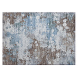 Addison Chantille ACN2114 Abstract Machine Made Transitional Brown Rug