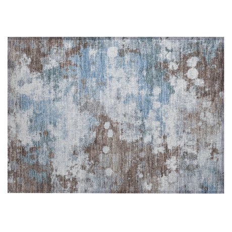 Addison Chantille ACN2114 Abstract Machine Made Transitional Brown Rug