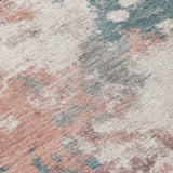 Addison Chantille ACN2114 Abstract Machine Made Transitional Coral Rug