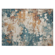 Addison Chantille ACN2114 Abstract Machine Made Transitional Teal Rug