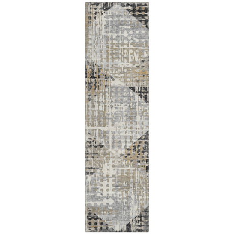 Addison Chantille ACN2116 Geometric Machine Made Transitional Black Rug