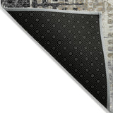 Addison Chantille ACN2116 Geometric Machine Made Transitional Black Rug