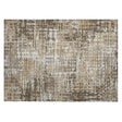Addison Chantille ACN2116 Geometric Machine Made Transitional Brown Rug