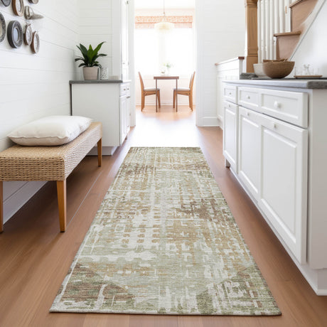 Addison Chantille ACN2116 Geometric Machine Made Transitional Fern Rug