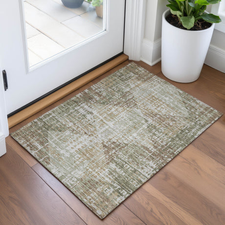Addison Chantille ACN2116 Geometric Machine Made Transitional Fern Rug