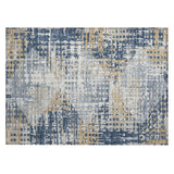 Addison Chantille ACN2116 Geometric Machine Made Transitional Navy Rug