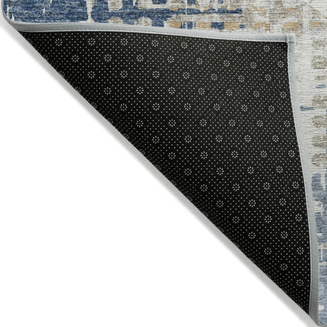 Addison Chantille ACN2116 Geometric Machine Made Transitional Navy Rug