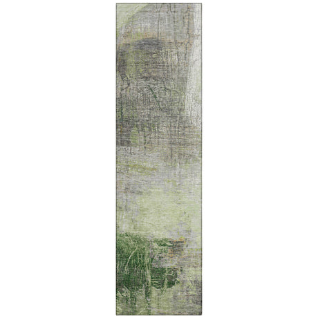 Addison Chantille ACN2117 Abstract Machine Made Transitional Aloe Rug